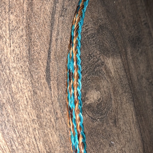 NWT BOOT BARN BRAIDED HORSE HAIR HAT BAND - Picture 2 of 5